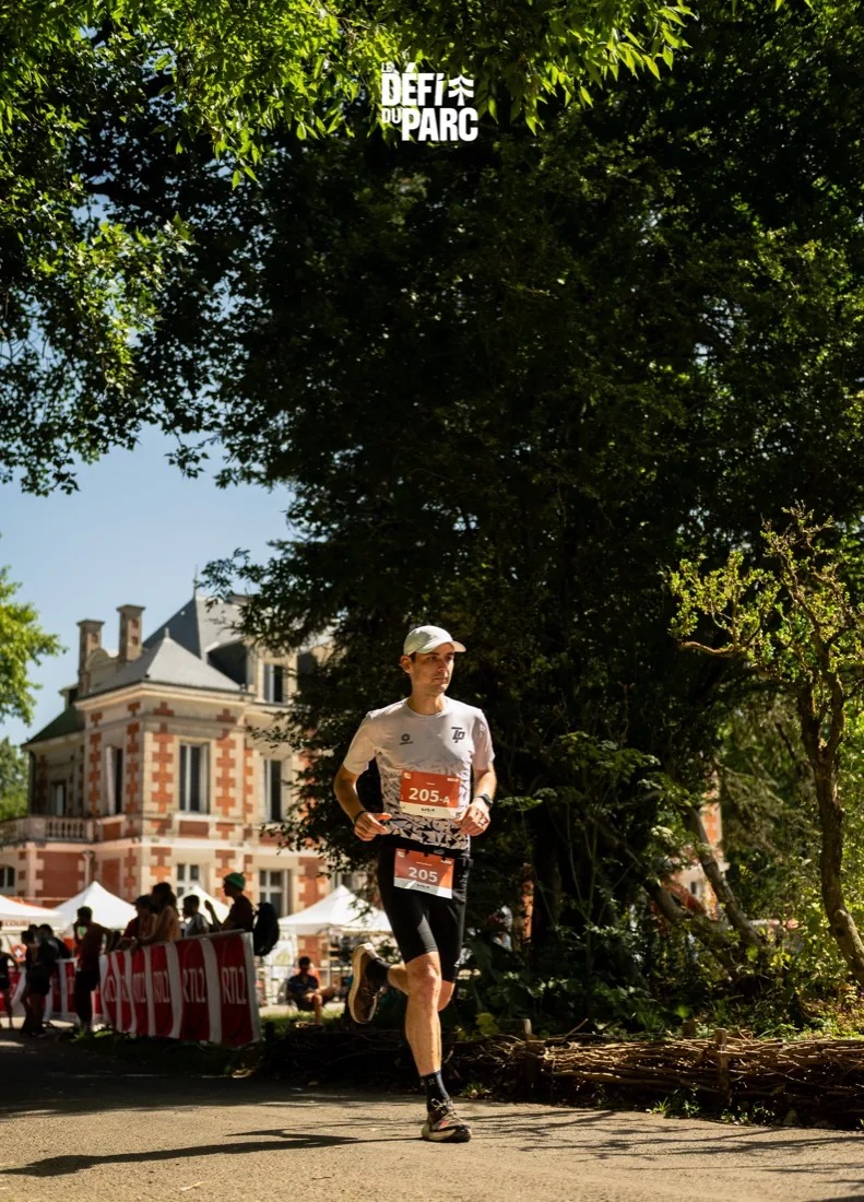 Coureur au château de la Gaudinière